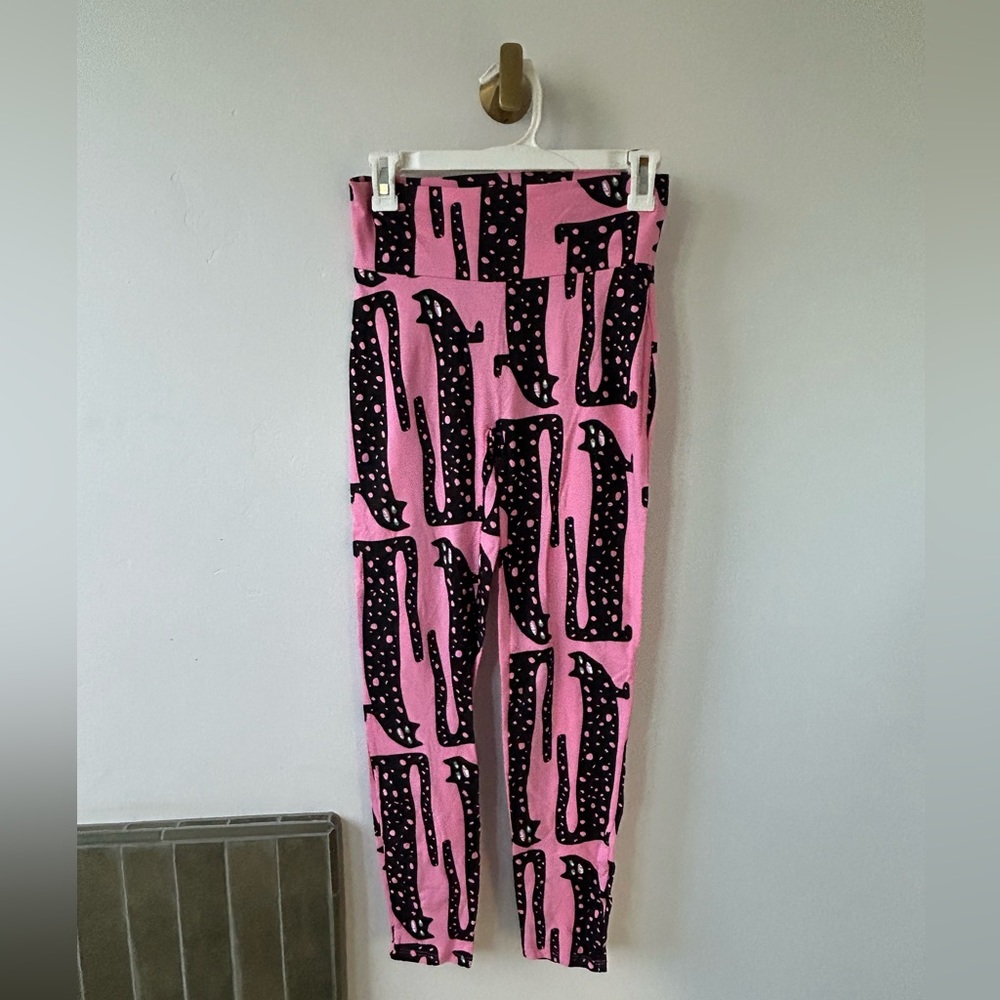 Nooworks Long Cats Pink Leggings